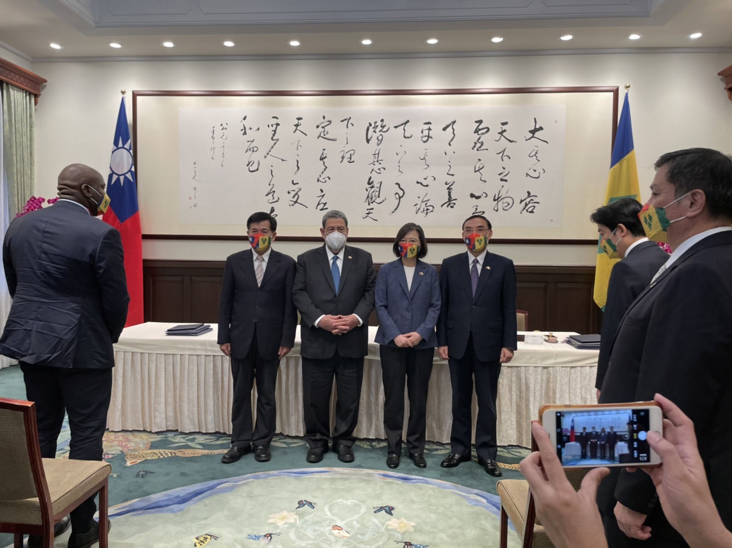 Taiwan and Saint Vincent Have Signed MLAT in Criminal Matters and Transfer of Sentenced Persons.
