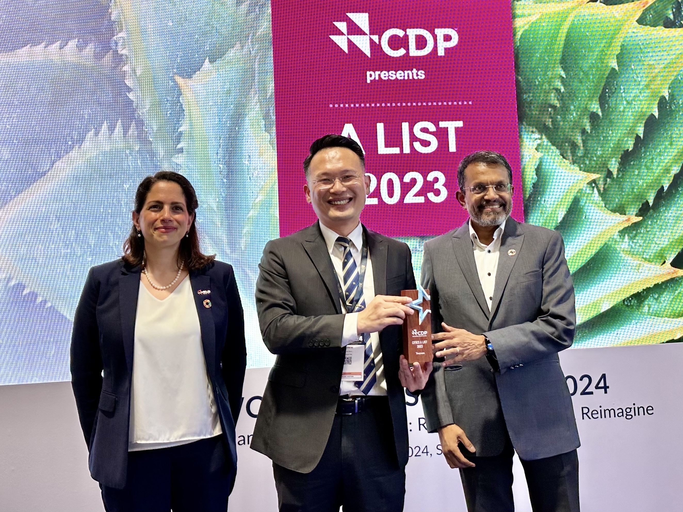 Taiwan’s Only Selected City: Taoyuan Achieves A-List City Status in the Carbon Disclosure Project ..