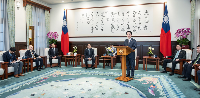 President Lai meets Former Special Advisor to the Prime Minister of Japan Nagashima Akihisa