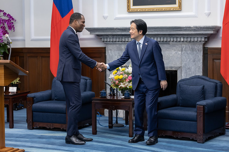 President Lai receives credentials from new Haiti Ambassador Roudy Stanley Penn