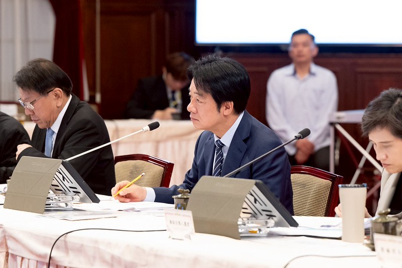 President Lai presides over seventh meeting of National Climate Change Committee