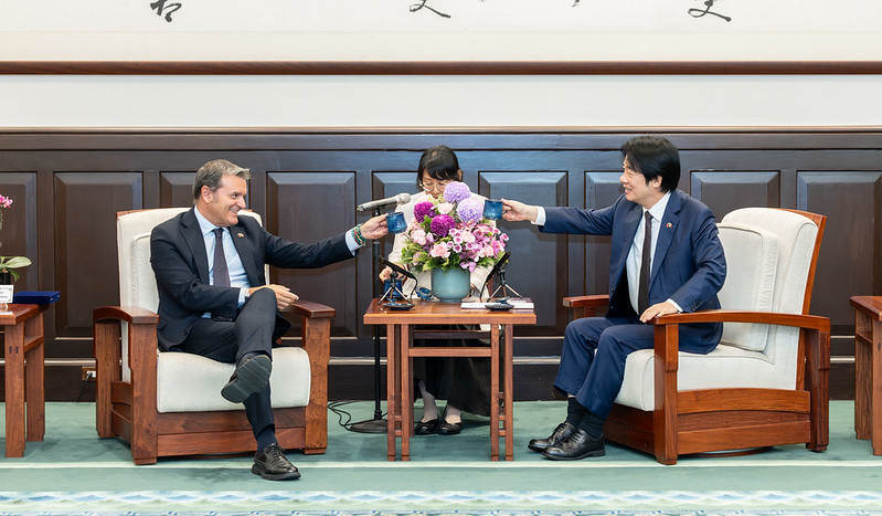 President Lai meets Italian Senate Vice President Gian Marco Centinaio