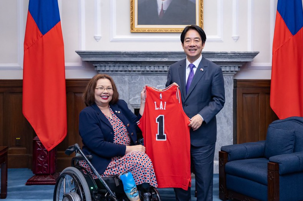 President Lai meets US bipartisan delegation led by Senator Tammy Duckworth