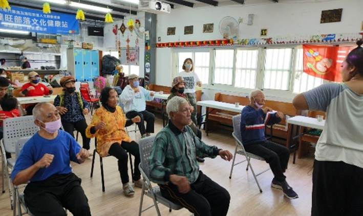 屏東縣達瓦達旺文健站長者參與預防延緩失能活動